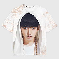 Футболка оверсайз мужская Jeon Jung Kook, цвет: 3D-принт