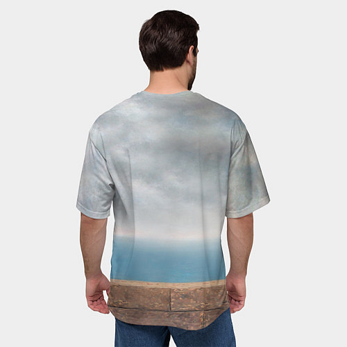 Мужская футболка оверсайз Сын человеческий / 3D-принт – фото 4