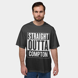 Футболка оверсайз мужская Straight Outta Compton, цвет: 3D-принт — фото 2