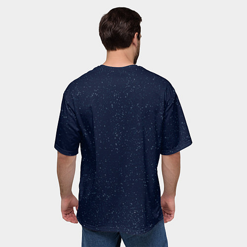 Мужская футболка оверсайз Bowie Space / 3D-принт – фото 4