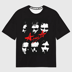 Футболка оверсайз мужская Группа АлисА, цвет: 3D-принт