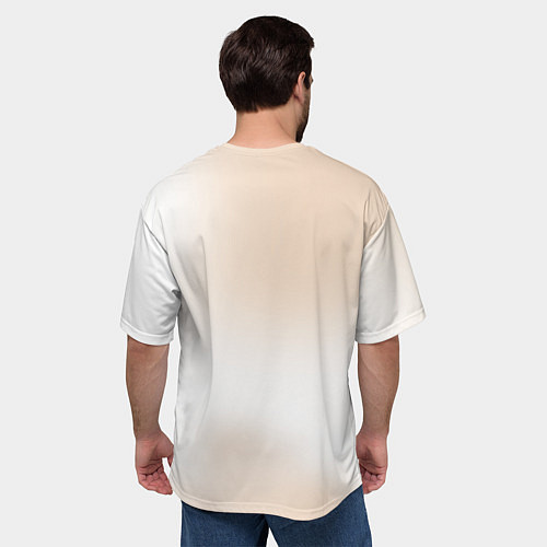 Мужская футболка оверсайз Горшок / 3D-принт – фото 4