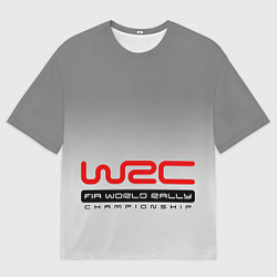 Футболка оверсайз мужская WRC, цвет: 3D-принт