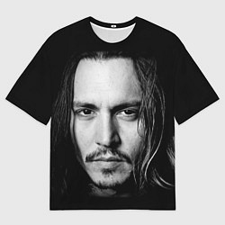 Мужская футболка оверсайз Джонни Депп