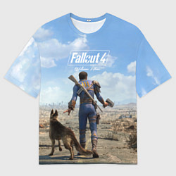 Футболка оверсайз мужская Fallout 4: Welcome Home, цвет: 3D-принт