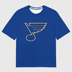 Футболка оверсайз мужская St Louis Blues: Tarasenko 91, цвет: 3D-принт