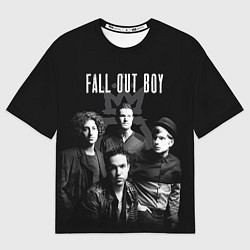 Футболка оверсайз мужская Fall out boy band, цвет: 3D-принт
