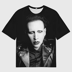 Мужская футболка оверсайз Мэрилин Мэнсон