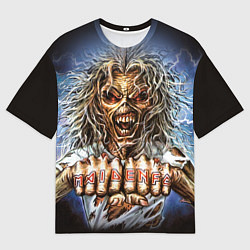 Футболка оверсайз мужская Iron Maiden: Maidenfc, цвет: 3D-принт