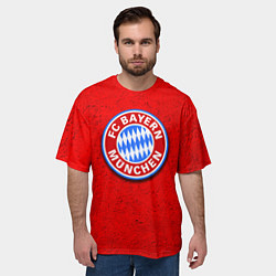 Футболка оверсайз мужская Bayern FC, цвет: 3D-принт — фото 2