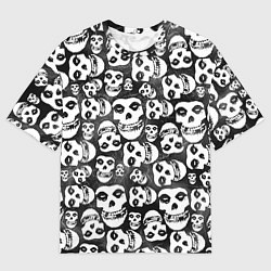 Мужская футболка оверсайз Misfits Pattern
