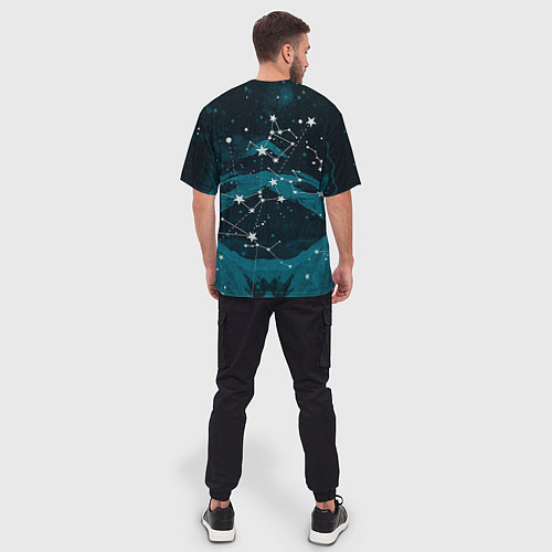 Мужская футболка оверсайз Chemical Brothers: Space / 3D-принт – фото 4