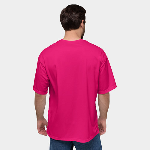 Мужская футболка оверсайз Hooking Over People? / 3D-принт – фото 4