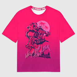 Футболка оверсайз мужская We grab pizza later, цвет: 3D-принт