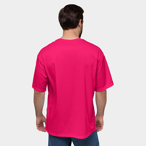 Мужская футболка оверсайз I don't know you / 3D-принт – фото 4