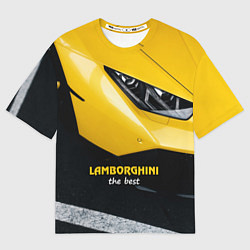 Футболка оверсайз мужская Lamborghini the best, цвет: 3D-принт