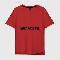 Мужская футболка оверсайз Megadeth