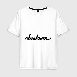 Футболка оверсайз мужская Jackson, цвет: белый