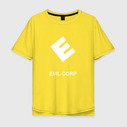 Футболка оверсайз мужская Evil corporation, цвет: желтый