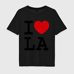 Мужская футболка оверсайз I love LA