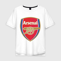 Футболка оверсайз мужская Arsenal FC, цвет: белый