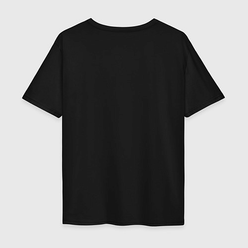 Мужская футболка оверсайз Медитация / Черный – фото 2