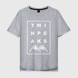 Мужская футболка оверсайз Twin Peaks
