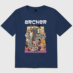 Мужская футболка оверсайз Archer