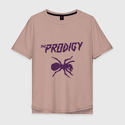 Футболка оверсайз мужская The Prodigy: Ant, цвет: пыльно-розовый