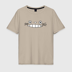 Мужская футболка оверсайз Totoro face