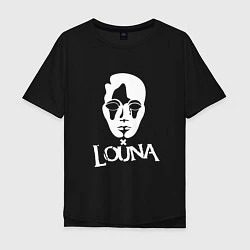 Мужская футболка оверсайз Louna: Behind a Mask
