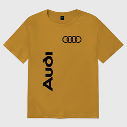 Футболка оверсайз мужская Audi Style, цвет: горчичный