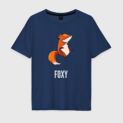 Футболка оверсайз мужская Little Foxy, цвет: тёмно-синий