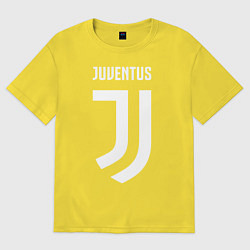 Футболка оверсайз мужская FC Juventus, цвет: желтый