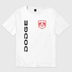 Футболка оверсайз мужская Dodge Style, цвет: белый