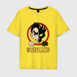 Футболка оверсайз мужская The Offspring Boy, цвет: желтый
