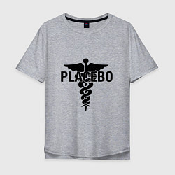 Футболка оверсайз мужская Placebo, цвет: меланж