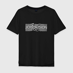 Футболка оверсайз мужская Joy Division, цвет: черный