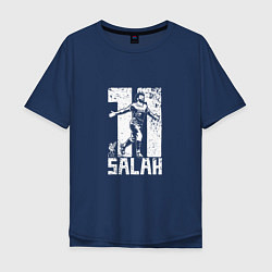 Футболка оверсайз мужская Salah 11, цвет: тёмно-синий