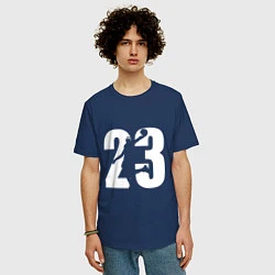 Футболка оверсайз мужская LeBron 23, цвет: тёмно-синий — фото 2