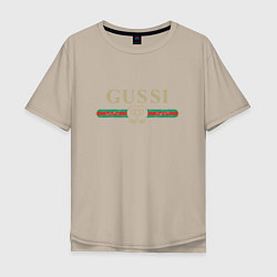 Мужская футболка оверсайз GUSSI Brand