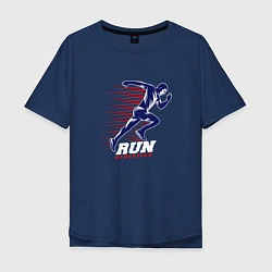 Мужская футболка оверсайз Fast Run