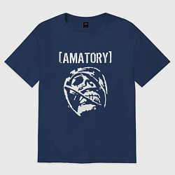 Футболка оверсайз мужская Amatory, цвет: тёмно-синий