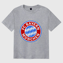 Футболка оверсайз мужская Bayern Munchen FC, цвет: меланж