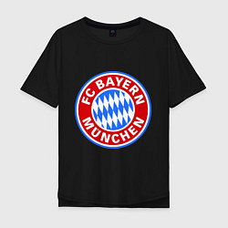 Футболка оверсайз мужская Bayern Munchen FC, цвет: черный
