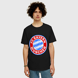 Футболка оверсайз мужская Bayern Munchen FC, цвет: черный — фото 2
