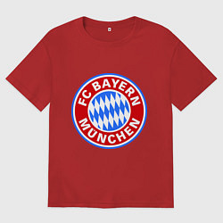 Футболка оверсайз мужская Bayern Munchen FC, цвет: красный