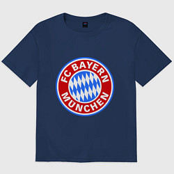 Футболка оверсайз мужская Bayern Munchen FC, цвет: тёмно-синий