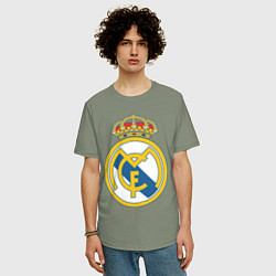 Футболка оверсайз мужская Real Madrid FC, цвет: авокадо — фото 2