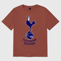 Футболка оверсайз мужская Tottenham FC, цвет: кирпичный